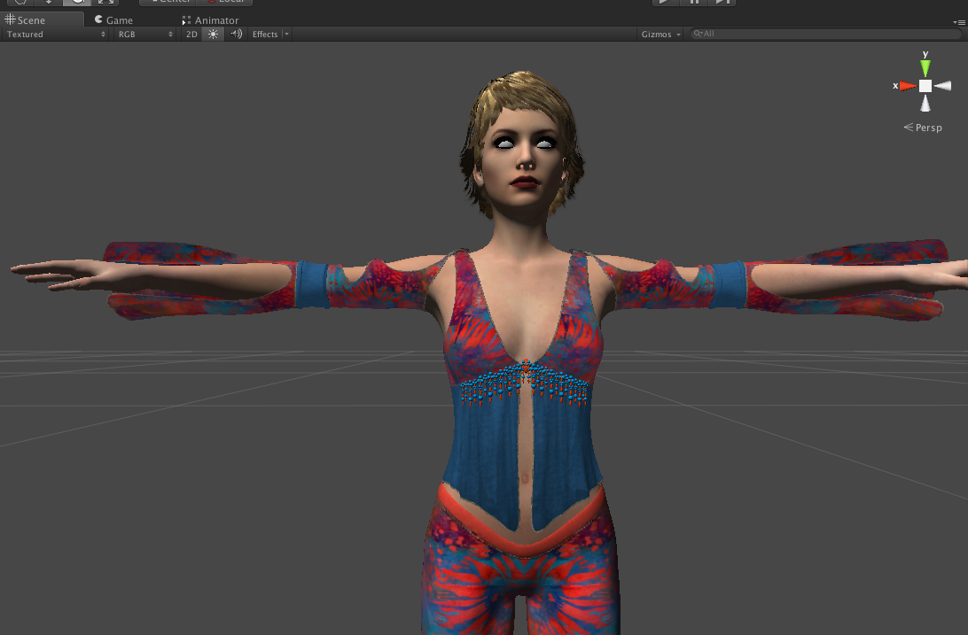 Daz3D Hair and sleeves fixed. 
